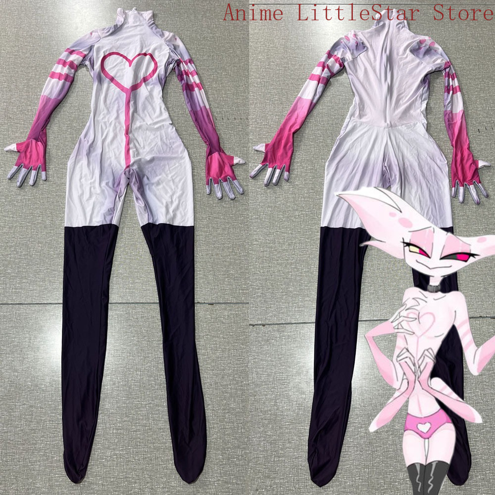Anime Cosplay Jumpsuit - Anime Angel Dust Game Cosplay Kostuum