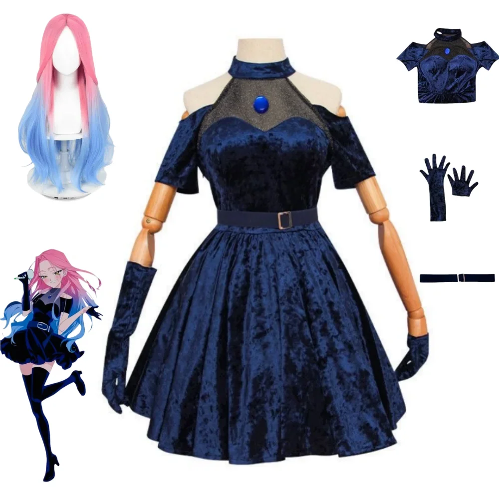 2026 Mizi Cosplay Kostuum Anim - Anime Cosplay Blue Hair recensie en prijs