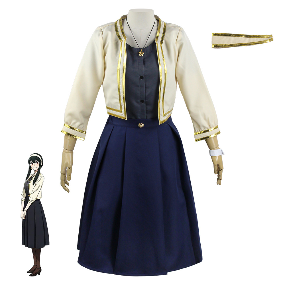 Anime Spy x Family Yor Forger  - Anime Cosplay Blue Hair recensie en prijs