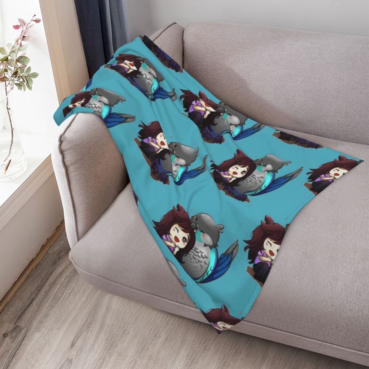 Love Bird Throw Deken cosplay  - Anime Cosplay Idea recensie en prijs